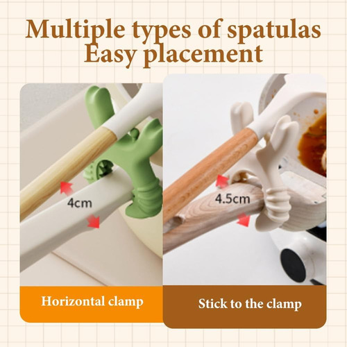 Soporte Multifuncional Para Cucharas Y Sartenes De Silicona