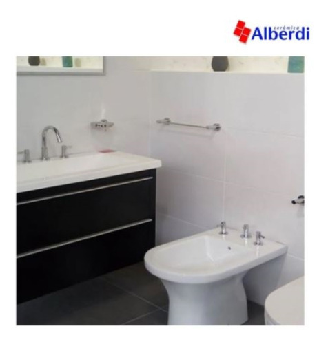 Porcelanico Pared Alberdi 20x60 Cm Blanco Revestimiento