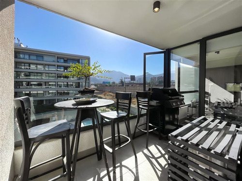 Moderno Departamento En Venta De 1 Dorm. En Lo Barnechea