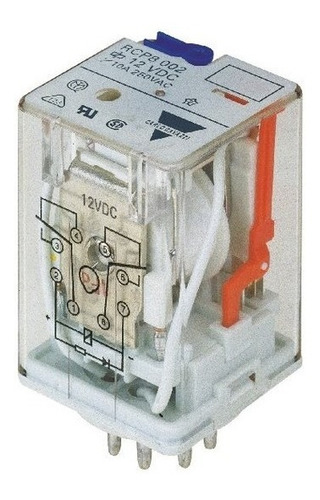 Relé Octal Sin Enclavamiento 24v Carlo-gavazzi Rcp800224vdc