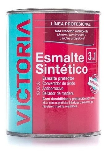 Esmalte Sint 3 En 1 Victoria Verde Ingles Bte  X 4 Lt Dimens