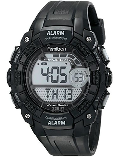 Reloj Digital Armitron Sport 408209blk Para Hombre