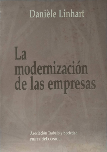 La Modernización De Las Empresas Daniéle Linhart