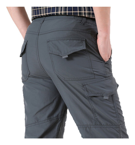 Pantalones De Hombre Estilo Verano Al Aire Libre De Secado R