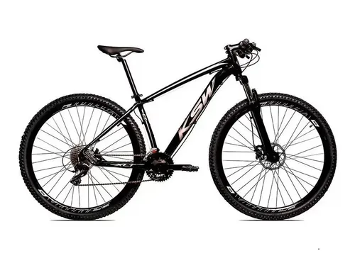 Bicicleta Mtb Ksw Xlt 29 24 Marchas Shimano Freio Disco Preto/prata 19