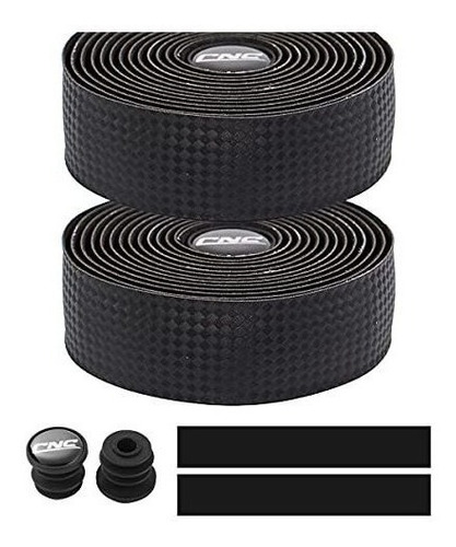 2 Cintas Cnc Corcho Para Manubrio Bicicleta(negro Carbono)