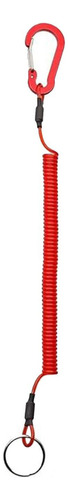 2 Llavero Retráctil Con Cordón De Seguridad Para Rojo