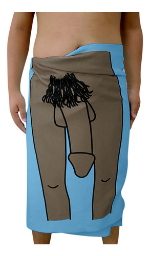 Toalla De Playa En Forma De X Para Hombre, Divertida, Envolt