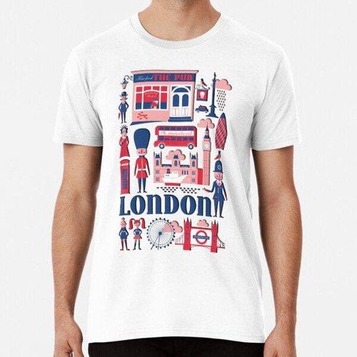 Remera Camiseta Londres Camiseta Travel Algodon Premium
