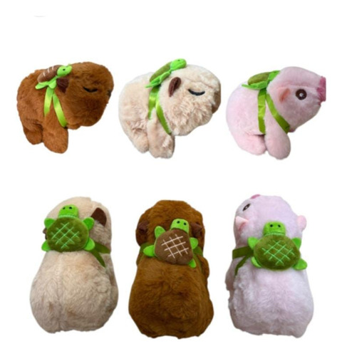Capybara-carpincho Peluche A Pilas Camina Y Sonido Importado Rosa