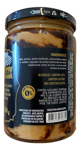 Kit 4 Doces De Leite Diet Coco Chocolate Ameixa E Puro 420g