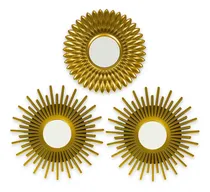Comprar Bonnyco - Espejos Dorados Para Pared (3 Unidades), Espejos .