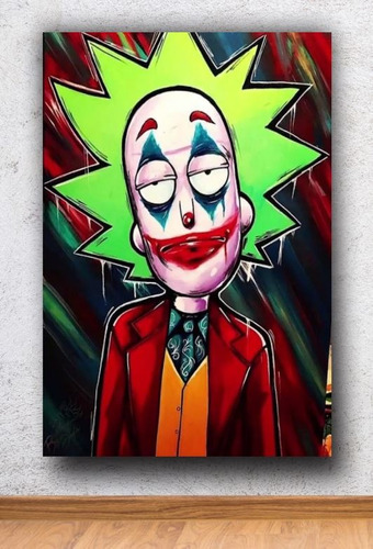 Cuadro Decorativo En Canvas Rick Y Morty Arte 28x41 Cm - 25