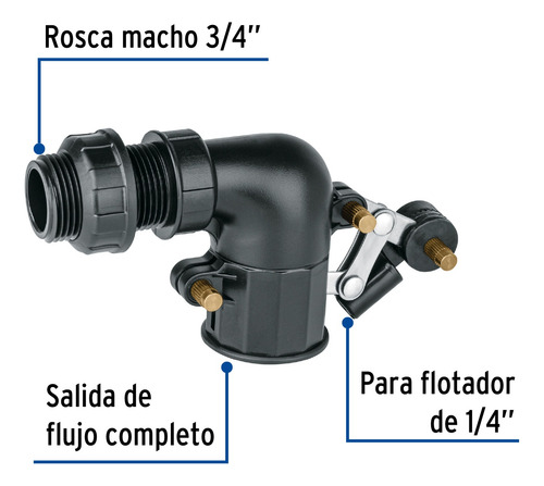 Valvula De 3/4 Para Flotador Para Tinaco 48545