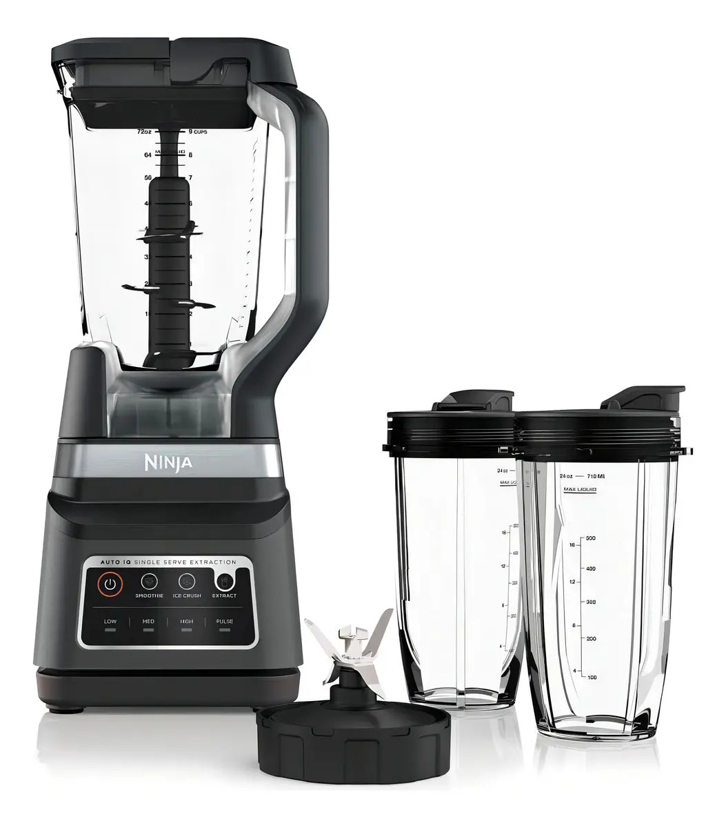 Ninja - Licuadora Profesional Plus Duo Con Auto-iq - Db751a Gris