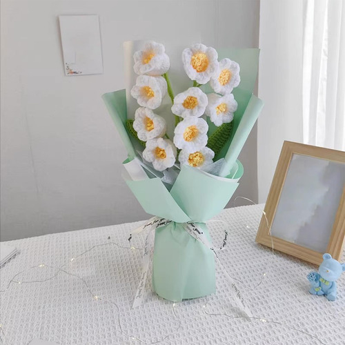 Flores De Crochet Bouquet Flores Artificiales Central De