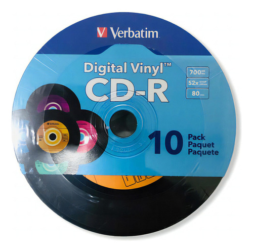 Cd-r Verbatim Vinyl 10 Discos