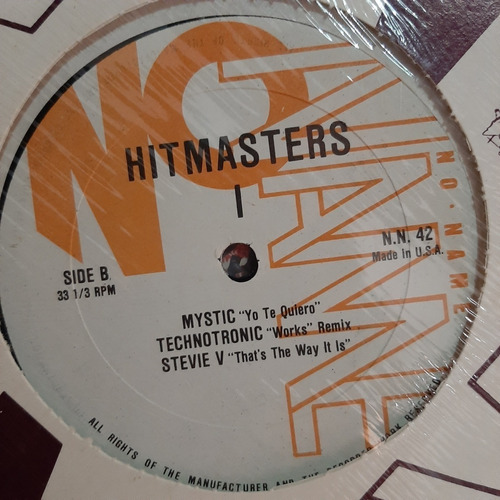 Vinilo Hitmasters 1 Mystic Technotronic Stevie V Melanye E1
