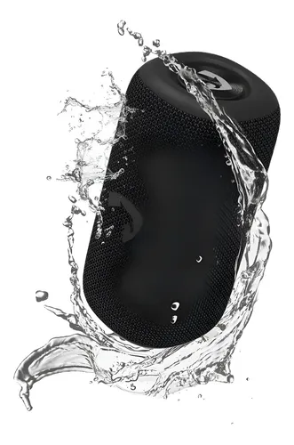 Caixa De Som Bluetooth Caixinha Portatil Amet Box Opus 10w Ipx6 Prova Dagua 7 Horas Bateria Recarregavel Cartao Tf Preta