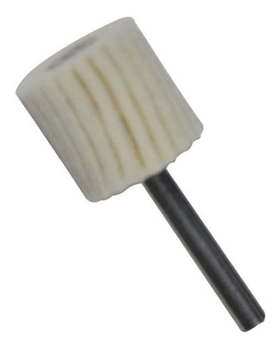 Rueda Flap Felpa Lana 1x1x1/4in Con Vástago Tenazit 2300 5pz