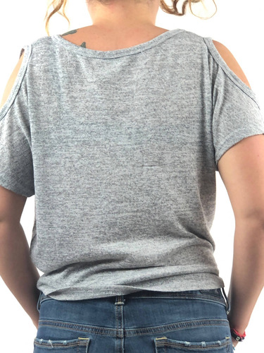 Playera Rewind De Color Gris Talla Xs (Usado)
