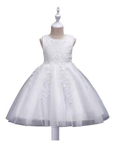 Princess Mesh Tutu Dress Lace Sleeveless Dress