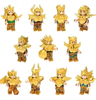 Caballeros Del Zodiaco Coleccion Figuras Armadura Dorada