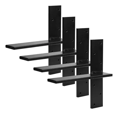 Soporte De Estante Flotante 4 Pcs 10 - Soportes Resistentes