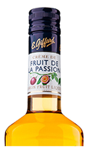 Pack De 6 Licor Giffard Creme De Fruit De La Passion 700 Ml