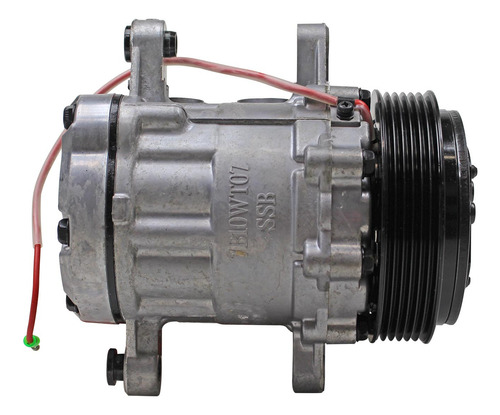 Compressor Ar Condicionado Modelo 7b10 12v Polia 6pk 112mm.