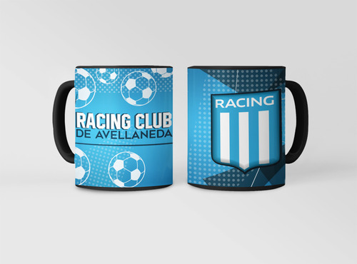 Taza Equipo De Fútbol Argentino Racing La Academia