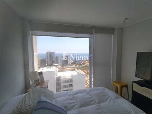 Depto Con Gran Vista , Piso Alto. 2 Dorm.bosques De Montemar