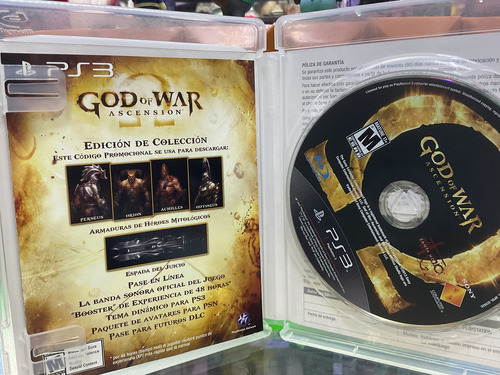 God Of War Ascension | Ps3 | Completo | Play Again* (Reacondicionado)