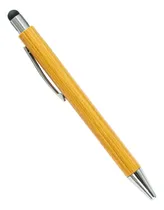 Comprar 10 Lapiceras Bambú C\u002Ftáctil Ideal Grabado Láser Tinta Azul