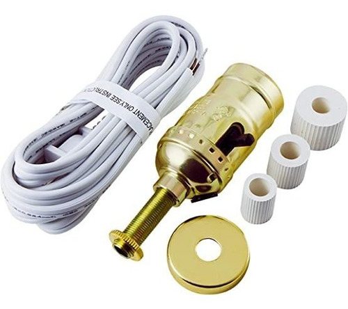 Ge - Kit De Lámpara De Botella, Cable De Color Blanco 50961.