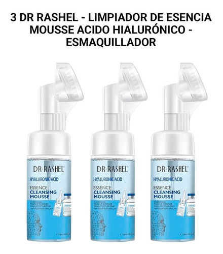 3 Limpiador De Esencia Mousse Hialurónico-desmaquillador