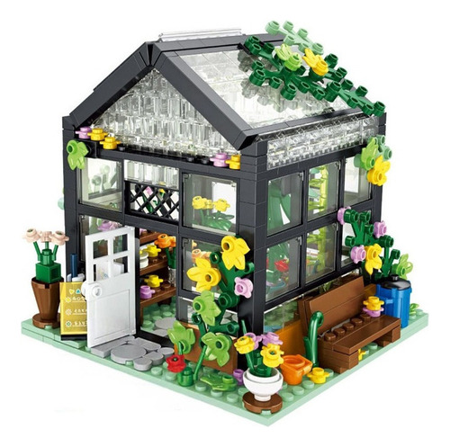 Kit Miniatura Para Construir Una Casa De Flores