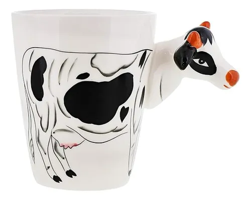 Taza De Café De Animales 3d Vaca