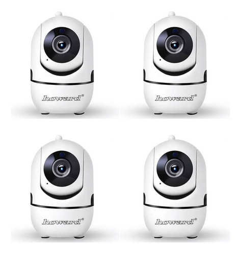 Kit X 4 Camara Ip Wifi Hd Robotica Vision Nocturna 2 Mpx