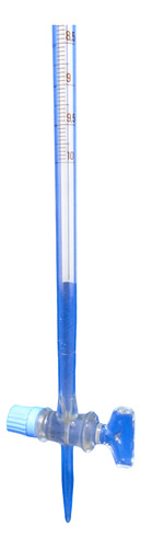 Bureta Recta Con Linea Schellback Llave D Vidrio 10 Ml Brand