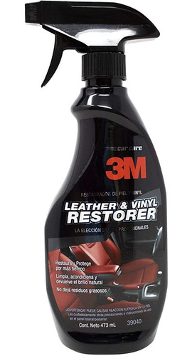 Leather Vinyl Restaurador De Cuero Vinil 3m Importado 39040