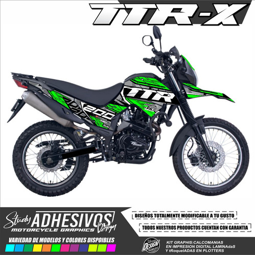 Calcomanias Akt Ttr - Ttx Personalizadas Kit De Stickers