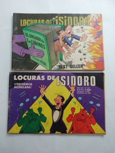 Locuras De Isidoro Pack X2 N° 119 Y 160 - 1978 Y 1981