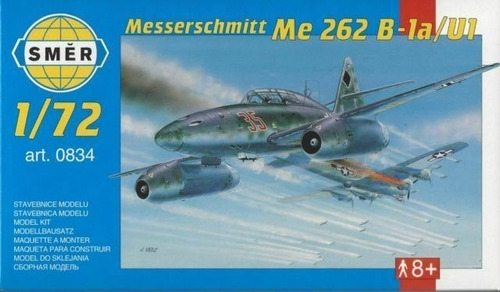 Kit Para Montar Messerschmitt Me 262 B-1a / U1 - Smer 1/72