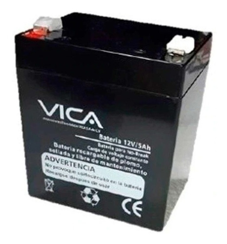 Batería De Reemplazo Vica Para No Break Vica 12v-5ah 12v 5ah
