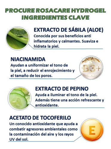 Procure Rosacare Gel Hidratante Facial Para Rosácea 60ml Momento De Aplicación Día/noche Tipo De Piel Sensible