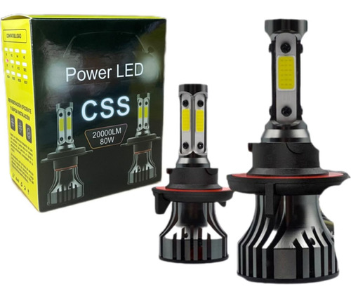 Bombillos Led 4 Caras 20.000lm H4 H7 9005 9006 9007 H11 H13