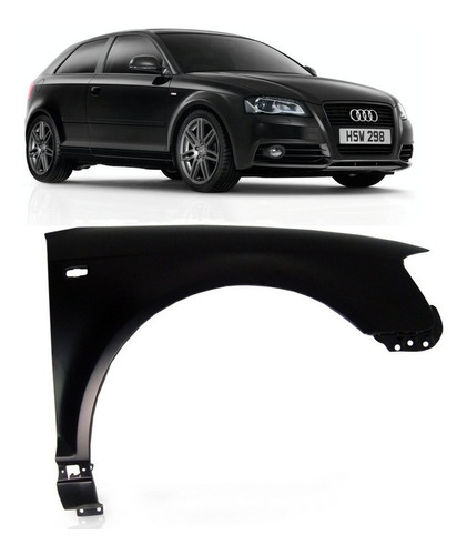 Paralama Audi A3 Ano 2007 2008 Lado Direito