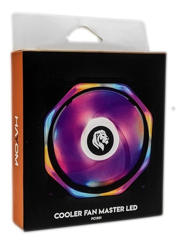 Imagem 2 de 6 de Cooler Fan Gamer Rgb 120mm Ventoinha Pc Gabinete Fc 1301