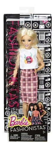 Barbie Fashionistas 31 rock 'n roll plaid petite DPX67